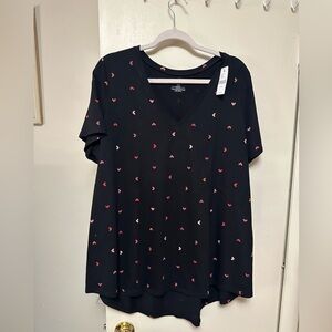 Lane Bryant Heart T-shirt